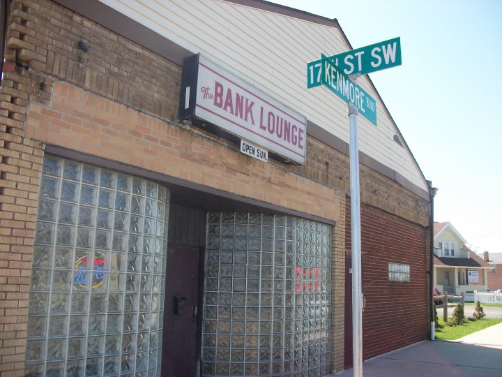 Bank Lounge pool hall exterior/interior